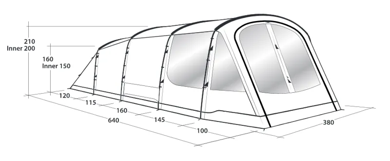Outwell Norwood 6 Tent - 2023 Model-3